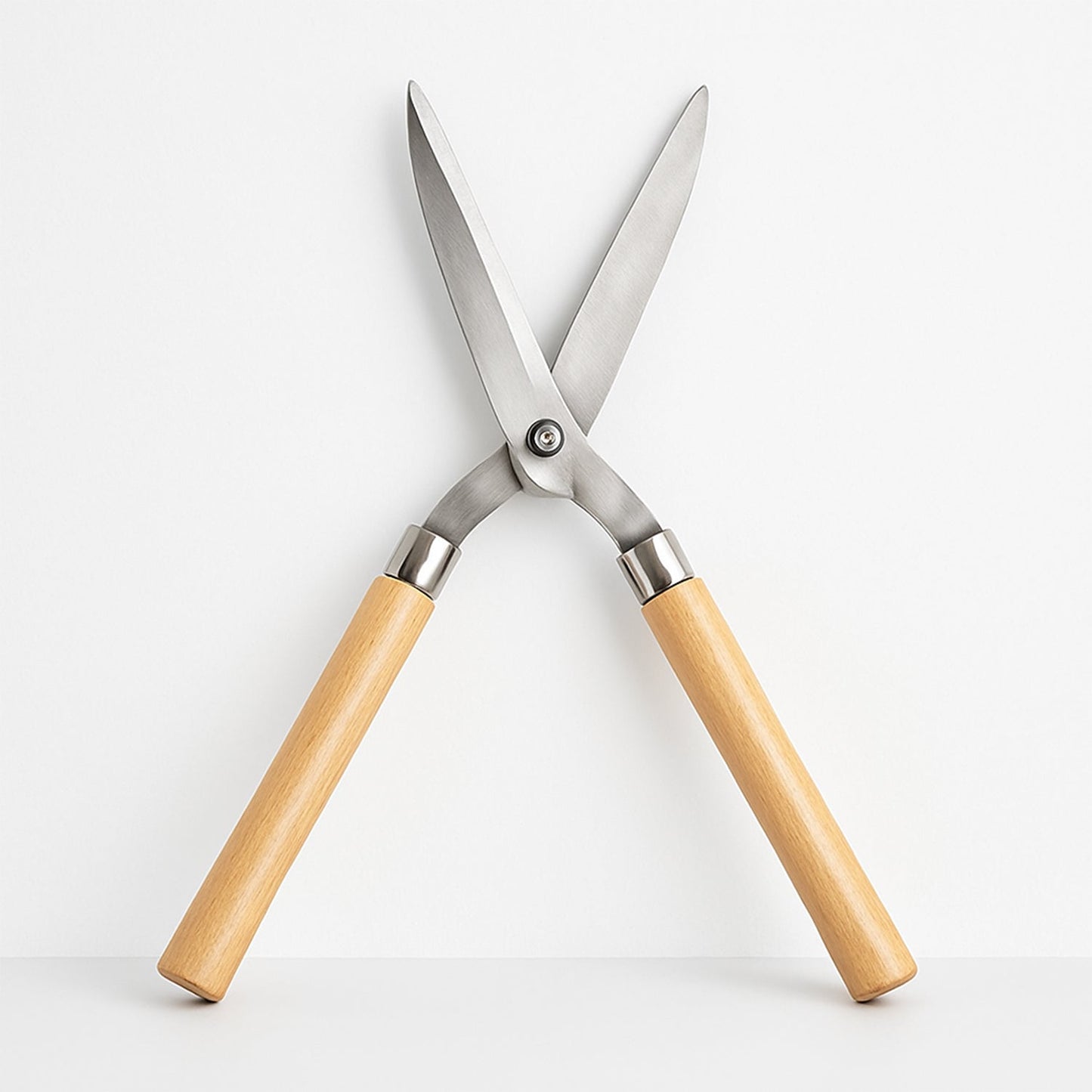 Wooden Handle Hedge Shears, Bush Clipper