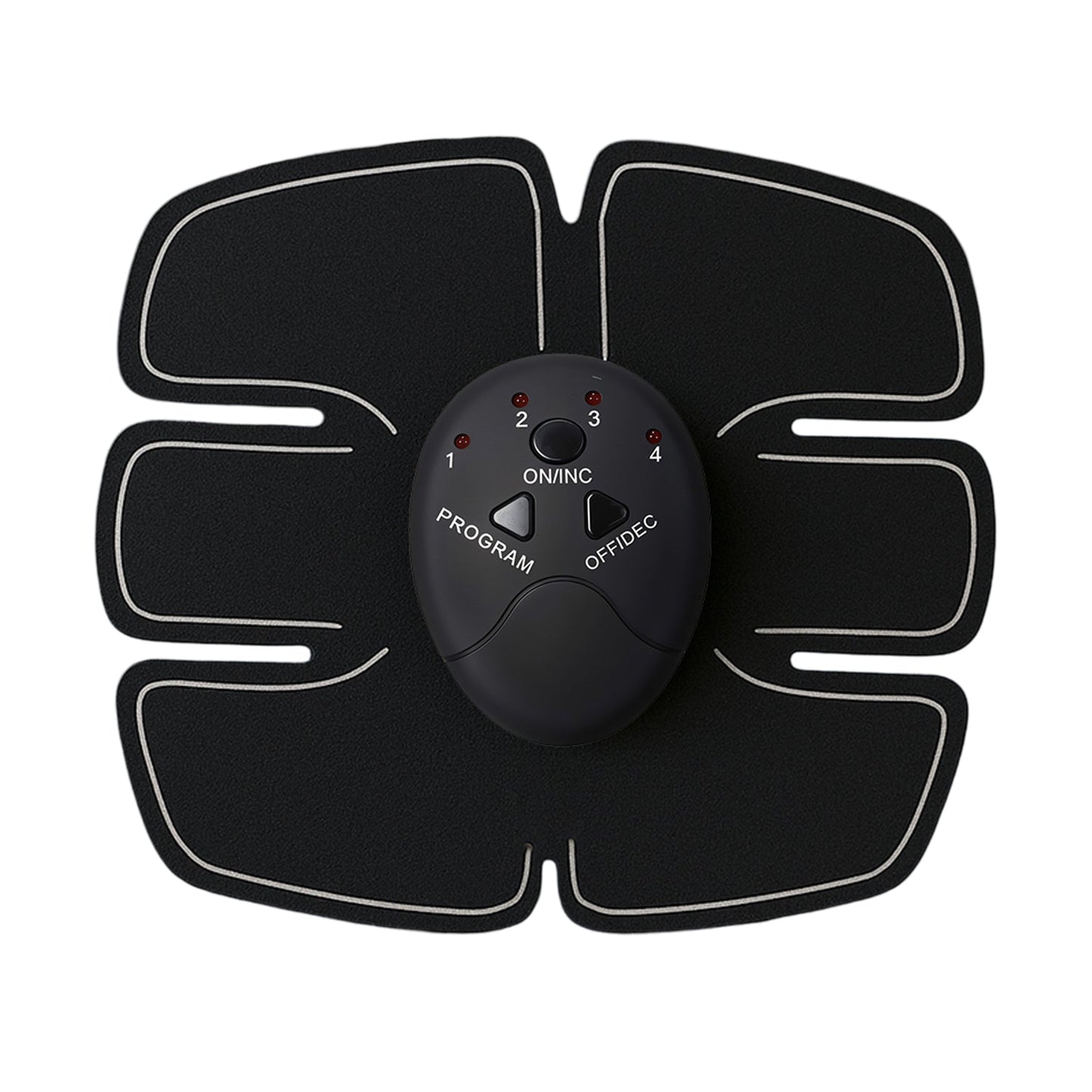 Wireless 6-Pack Abs Stimulator – Rechargeable Vibrating Muscle Exerciser & Body Massager for Abdominal Training