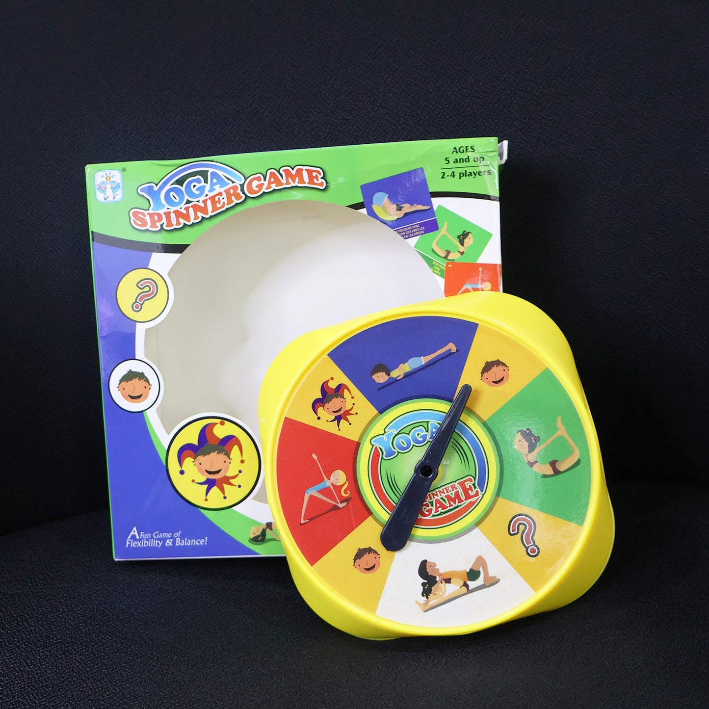 Yoga Spinner Game for Kids and Adults Set